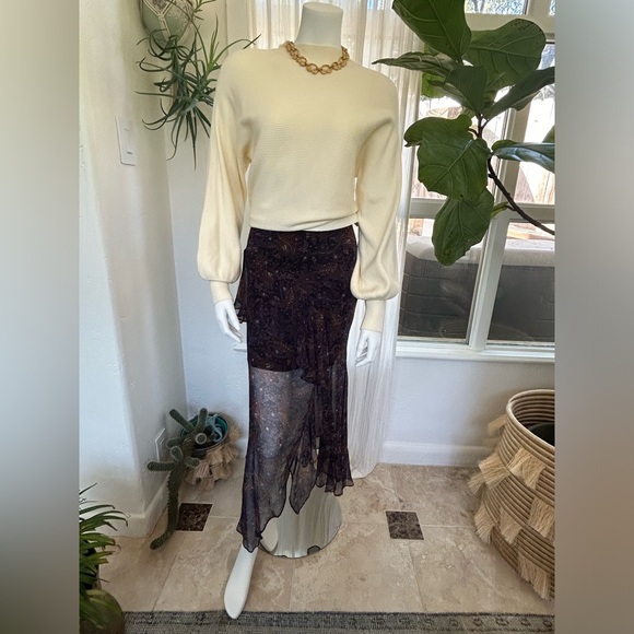 Veronica Beard Trixie Silk Skirt - Picture 7 of 13